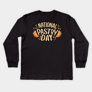 National Pastry Day – December Kids Long Sleeve T-Shirt